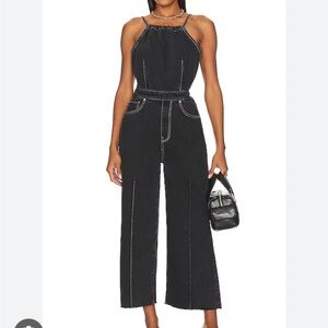 NEW with Tags. Etica Black Halter Jumpsuit. Size Medium.